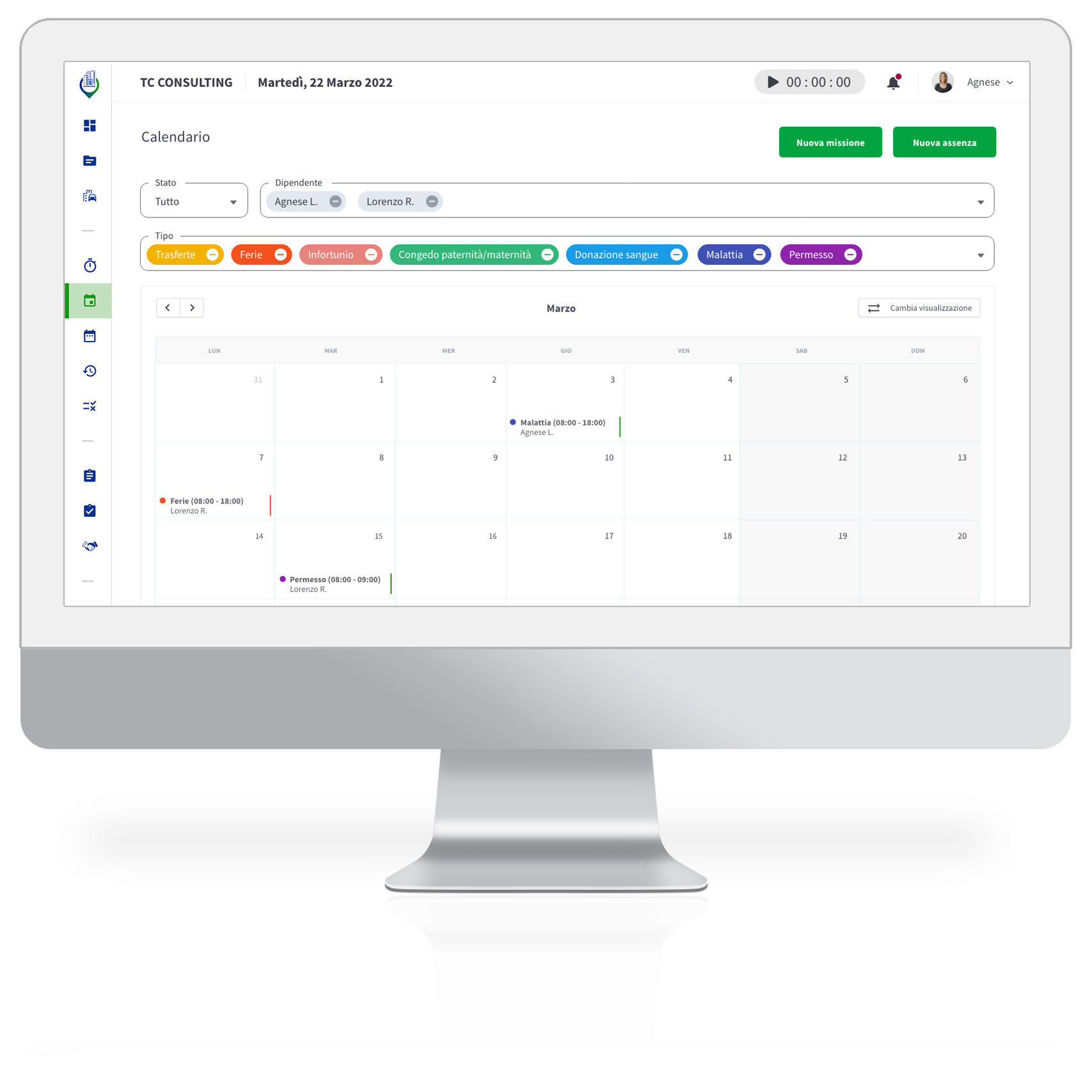 Assenze WhereverOffice